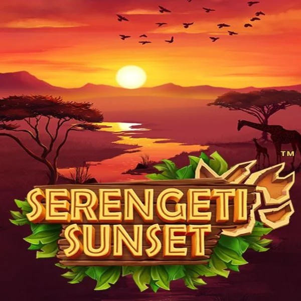 Serengeti Sunset online game logo by Skywind Group on fatpirate-kasino.fi